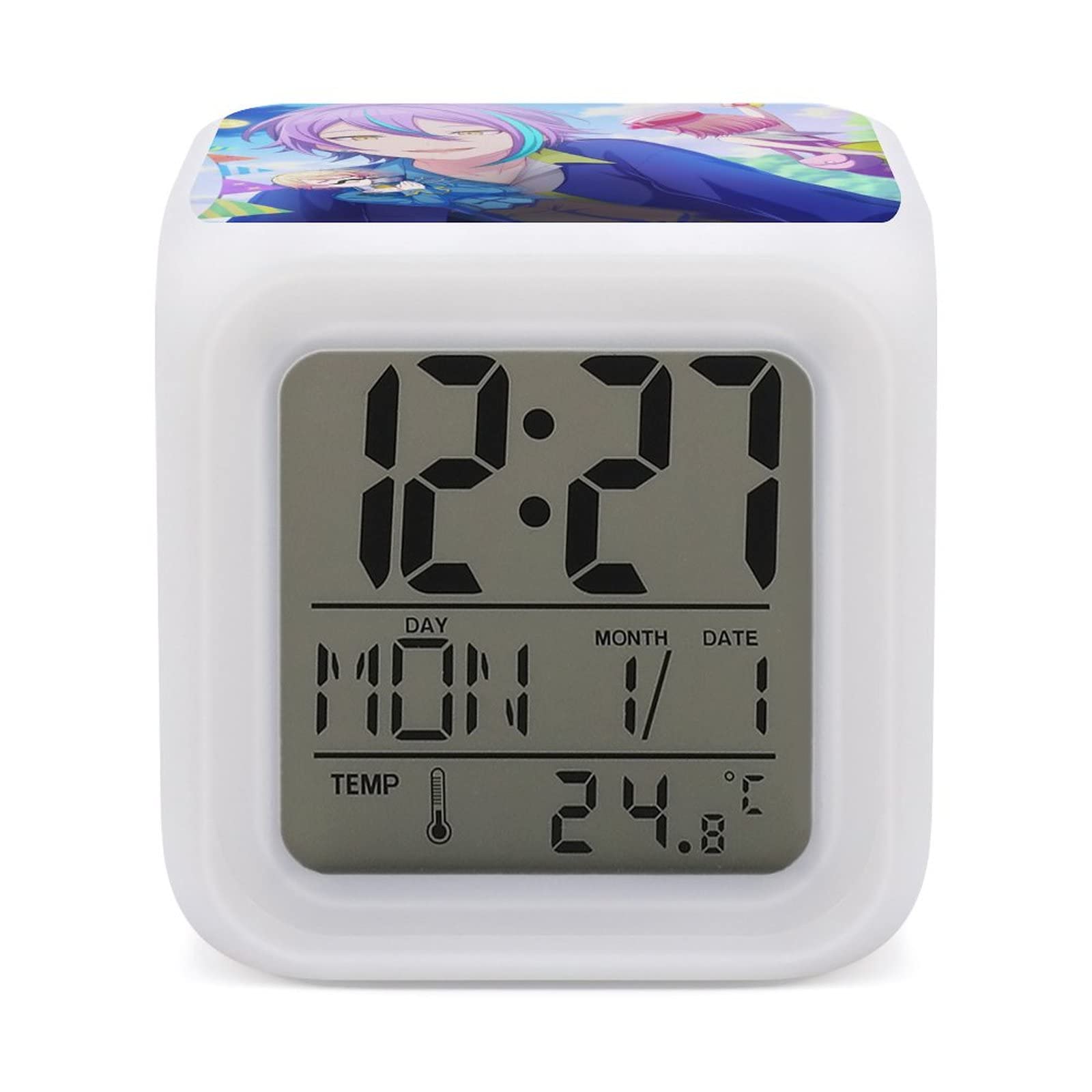 プロセカ 目指し時計 Amazon.co.jp: プロジェクトセカイ 神代 類 目覚まし時計 LEDデジタル